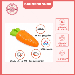 Đồ Chơi Cho Chó Rau Củ Cao Su